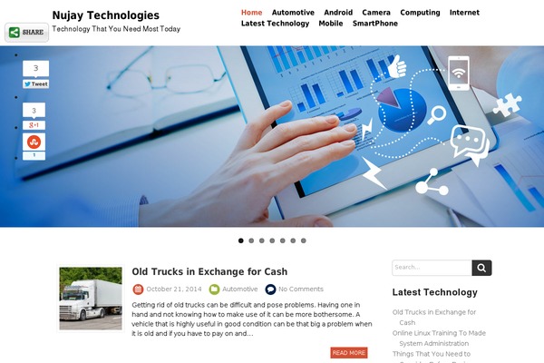 Blanc theme site design template sample