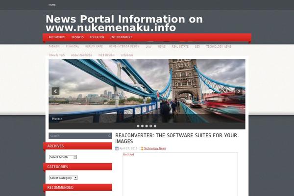 Norma theme site design template sample