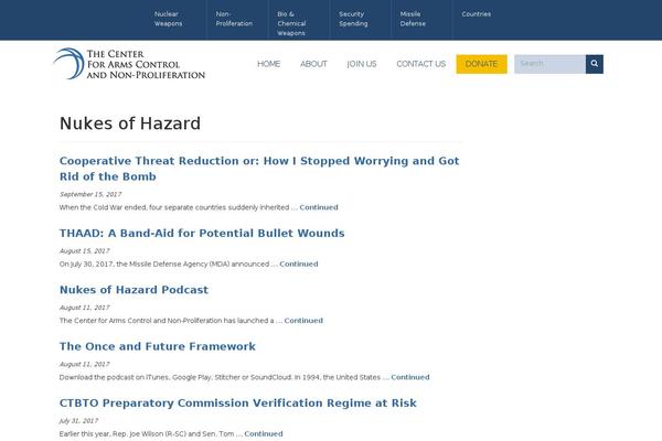 nukesofhazardblog.com site used Blackbaud-bootstrapassets