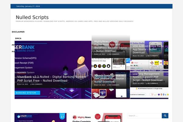 Magbook theme site design template sample