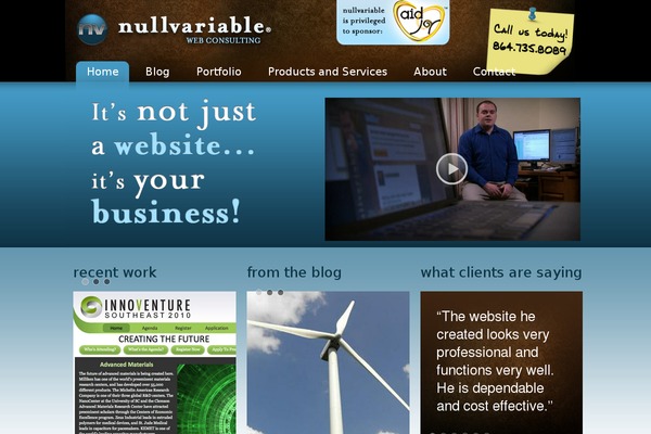 Thesis 1.7 theme site design template sample