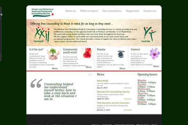 Creator theme site design template sample