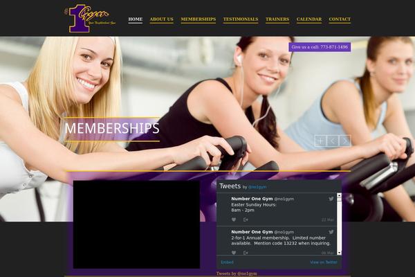 GymBase theme site design template sample