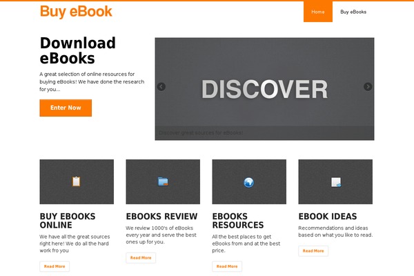 discover theme site design template sample