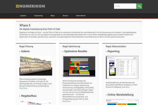 Site using Feature A Page Widget plugin