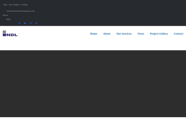 Site using Elementor plugin