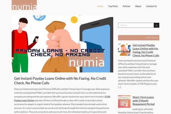 Blogjr theme site design template sample