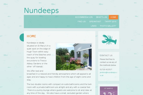 Something Fishy theme site design template sample