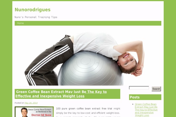 PersonalTrainer theme site design template sample