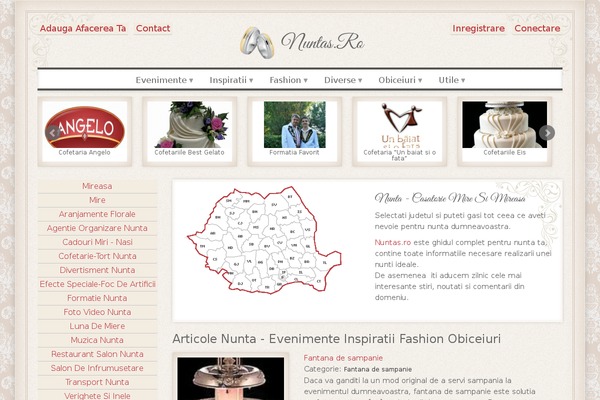 Vintage_wedding theme site design template sample