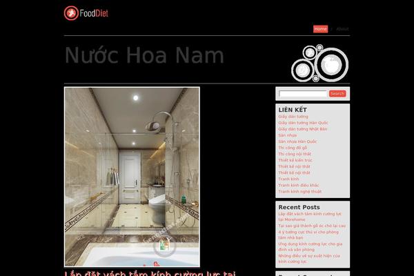 Food and Diet theme site design template sample