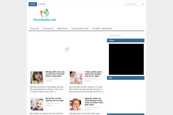 Channel theme site design template sample