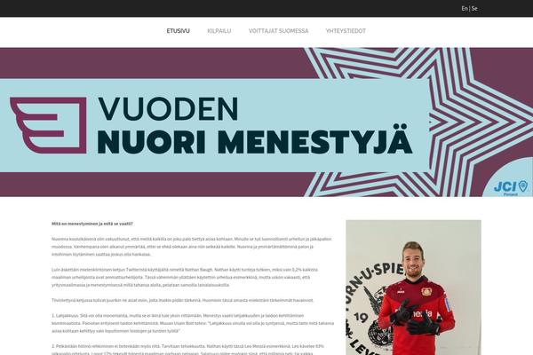 Infinite theme site design template sample