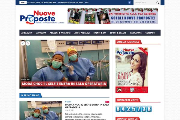NanoMag theme site design template sample