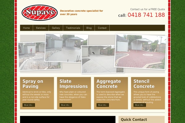 Site using Easingsliderpro plugin