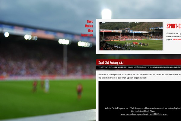 Site using Facebook plugin