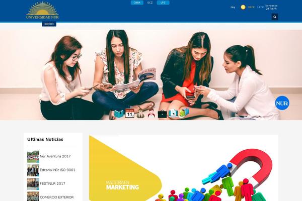 Orbital theme site design template sample