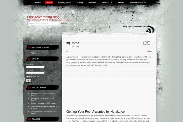ResponsiveBlogily theme site design template sample