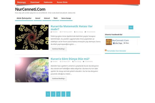MesoColumn theme site design template sample
