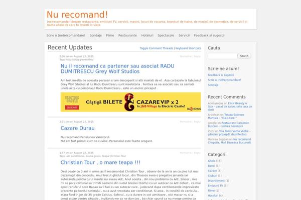 P2 theme site design template sample