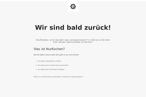 nurkochen.de site used One-pager-genesis-master