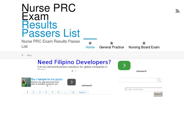 nurseprcexamresults.com site used Montezuma