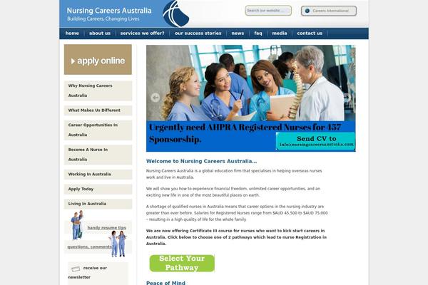 Nc theme site design template sample