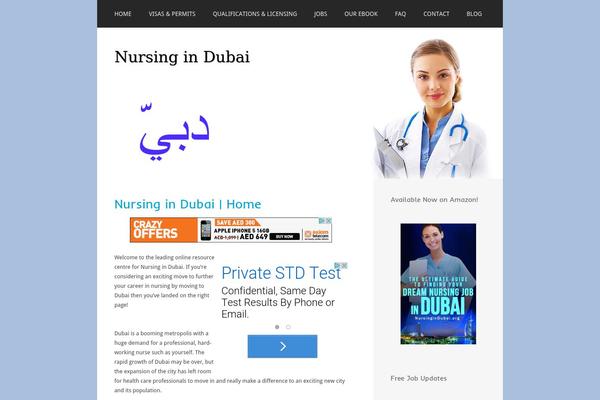 Paradise theme site design template sample