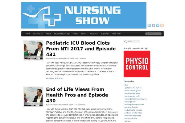 nursingshow.com site used PageLines