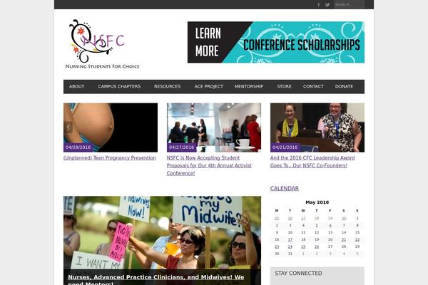 Magazon theme site design template sample
