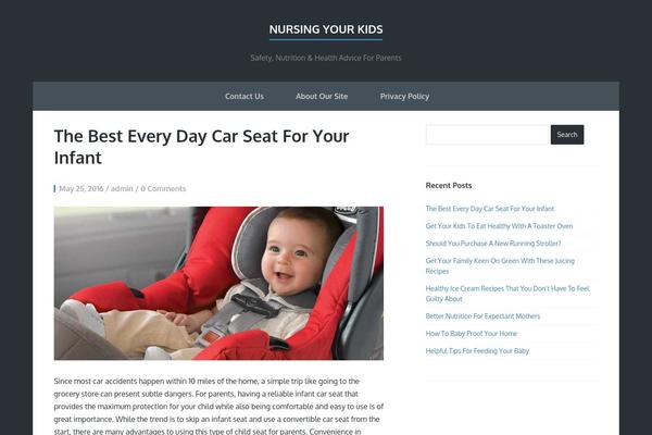 Finch theme site design template sample