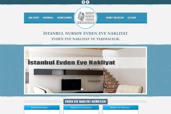 Nakliyat theme site design template sample