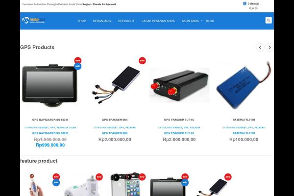 Site using Wd_quickshop plugin