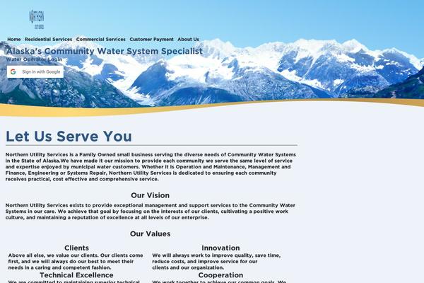 nusalaska.com site used Nustheme