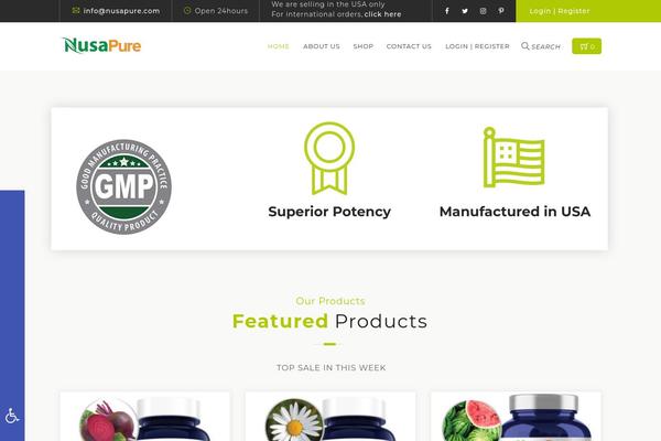 Site using Responsive Pricing Table plugin