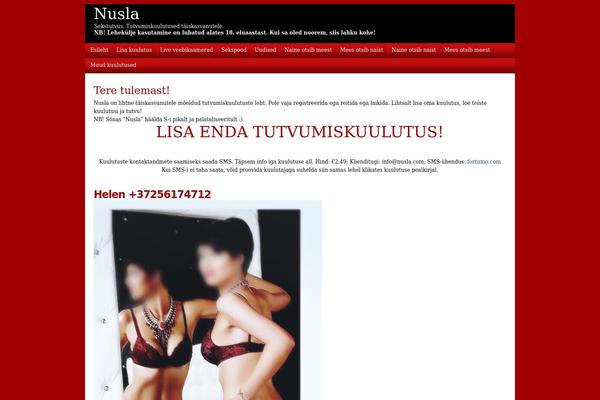 Minimal theme site design template sample