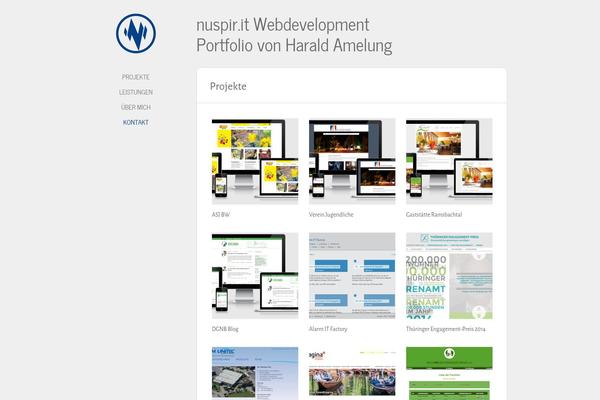 Solo theme site design template sample