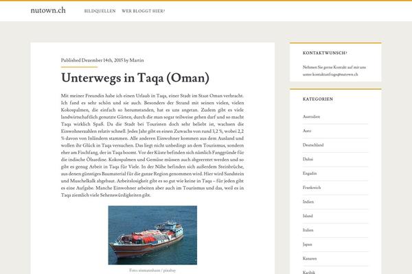 Ignite theme site design template sample