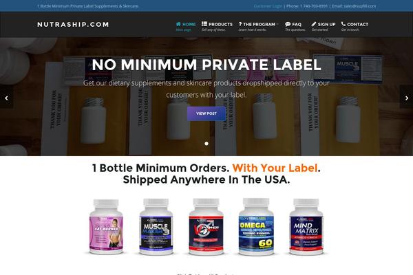 Site using Ultimate Addons for SiteOrigin plugin