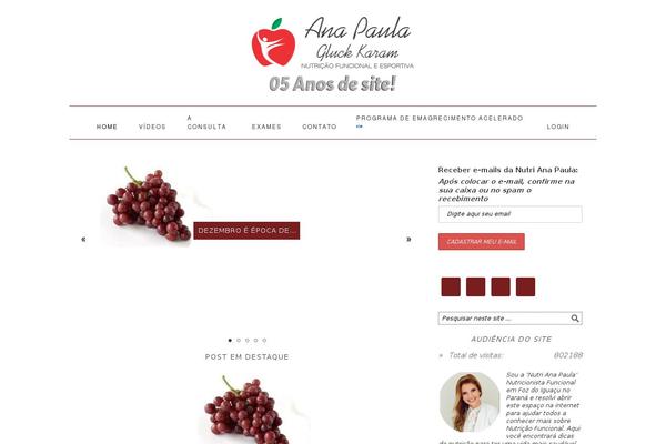 Foodie theme site design template sample