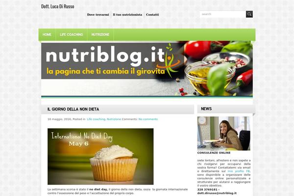 Healthcare theme site design template sample
