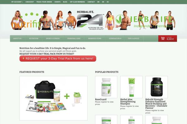 Shelflife theme site design template sample
