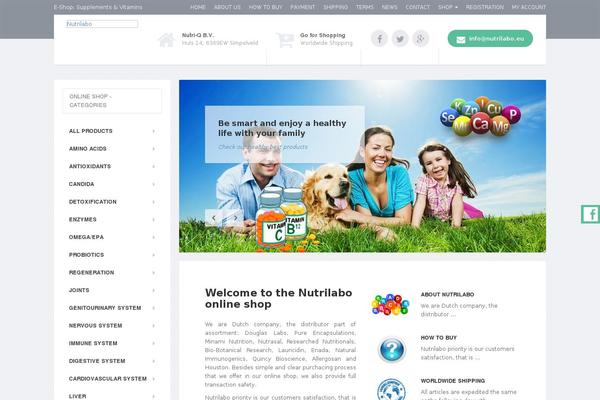 Site using WP Sticky Social plugin
