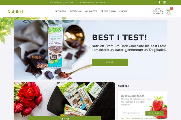 nutrilettdirekte.no site used Nutrilett