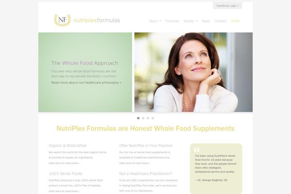 nutriplexformulas.com site used Nutriplex-wordpress