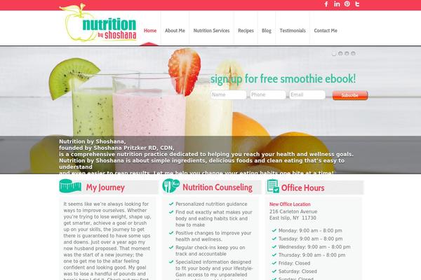 nutritionbyshoshana.com site used Wp-template-ydg