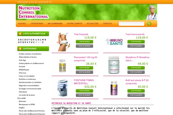 nutritionconcept.com site used Nutrition