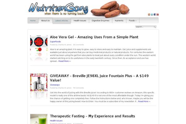 Supermassive theme site design template sample