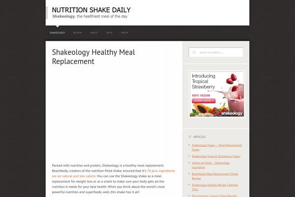 Streamline theme site design template sample