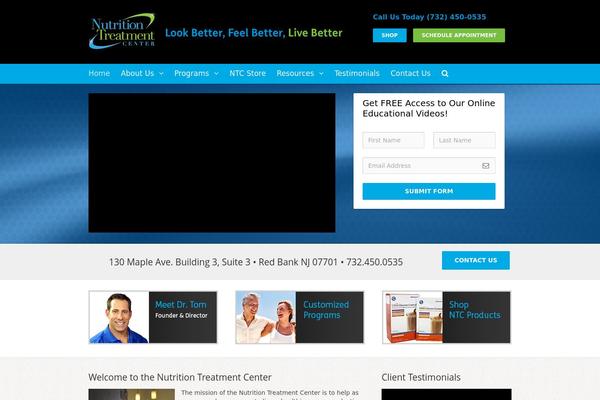 Ntc theme site design template sample